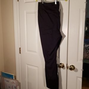 Woman Within smooth waist black skinny pants